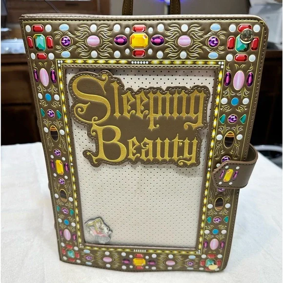Loungefly Sleeping Beauty pin collectors bag NWT Loungefly Disney Princess Sleeping Beauty Pin Trader  main image 2